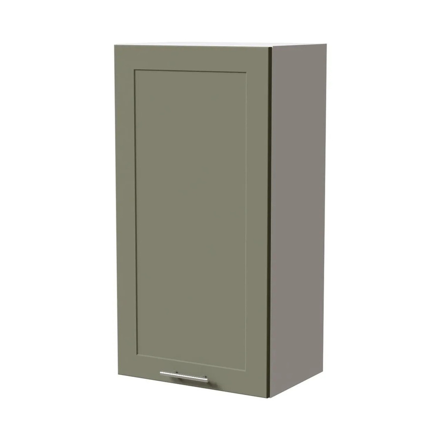 Feldmann-Wohnen Hängeschrank Oslo W4/50 Küchenschrank in Weiß und Reed Green Matt mit Soft-Close-Türen, B/T/H: 50 x 32,5 x 96 cm - Bild 2