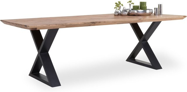 Esstisch PALAZZO aus Wildeiche massiv in Braun, rechteckig, B/T/H: 240 x 100 x 80 cm - Bild 1
