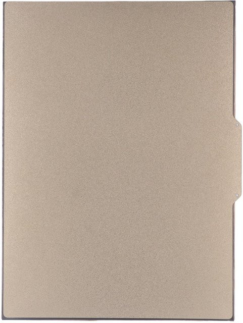 Koogeelife 3D-Drucker Bauplatte Doppelseitig PEI Pulverbeschichtet Magnetisch Federstahl Beige B/T: 360 x 260 mm - Bild 1