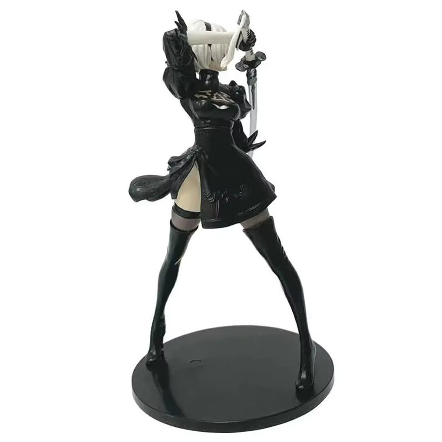 Anime-Modellspielzeug, Einzelfigur, 18-cm-Spielversion, Schwarz, Kunststoff - Bild 1