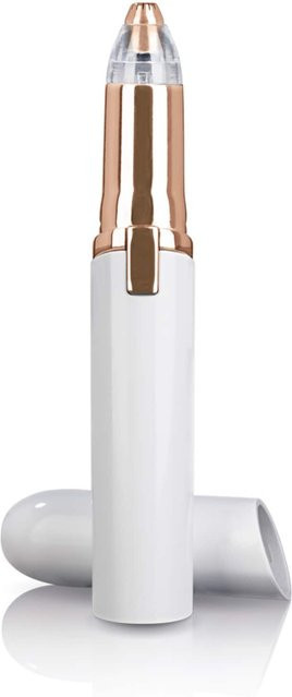 VITALmaxx Perfect Shave Haarentferner für Augenbrauen, Weiß/Rosegold - Bild 1