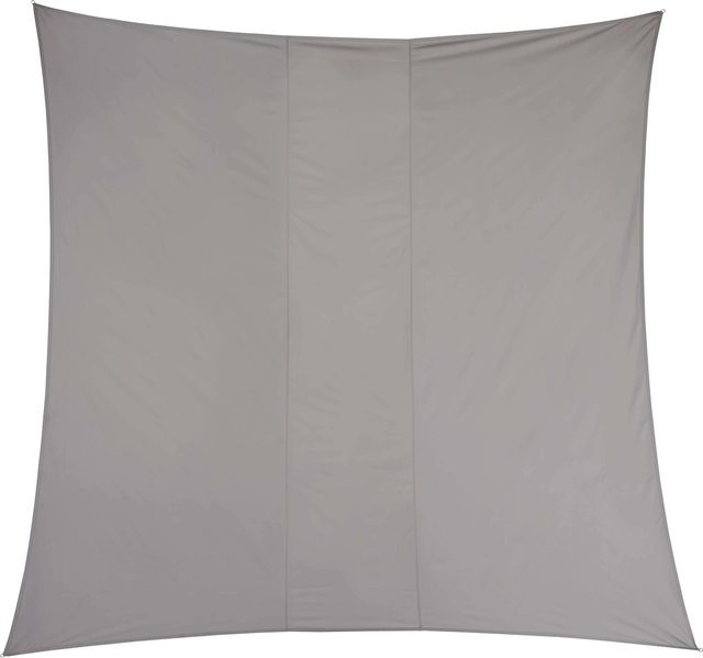 Sonnensegel Neptun Beach Quadrat aus Polyestergewebe in Silbergrau, B/T: 360 x 360 cm - Bild 1