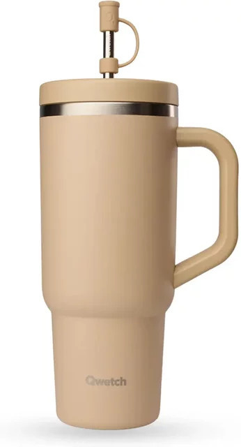 Isothermischer Becher Qwetch in Beige, 0,47 l - Bild 1