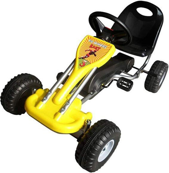 vidaXL Go-Kart, Gelb, Fahrzeuge, Kunststoff - Bild 1