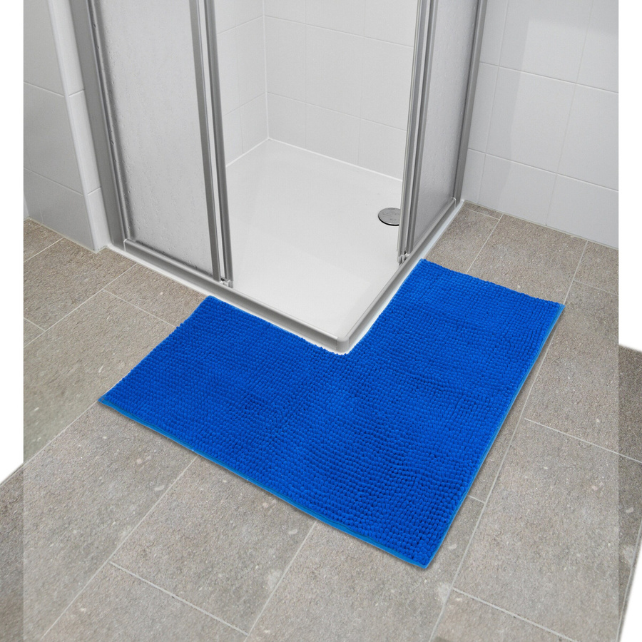 Genialo Super-Soft-Badematte rechteckig in Blau - Bild 2