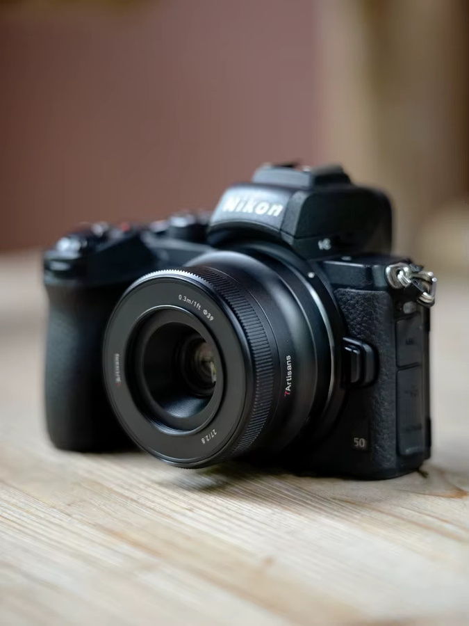 7artisans AF 27mm F2.8 APS-C Autofokus STM Objektiv für Nikon Z spiegellose Kameras, Schwarz - Bild 4
