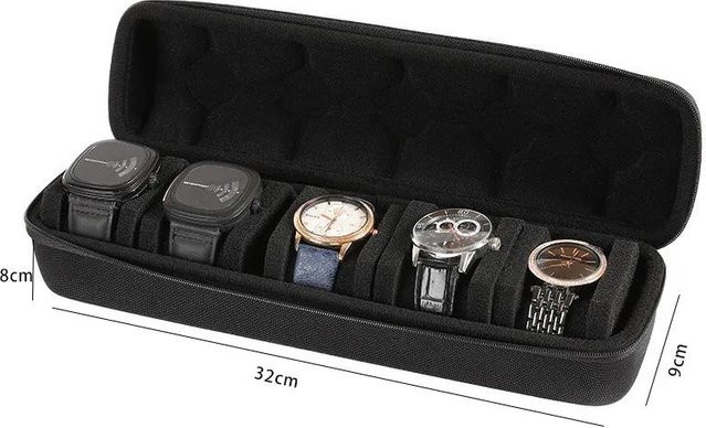 Love Home Garden Uhrenbox Organizer, Schwarz, Unisex - Bild 1