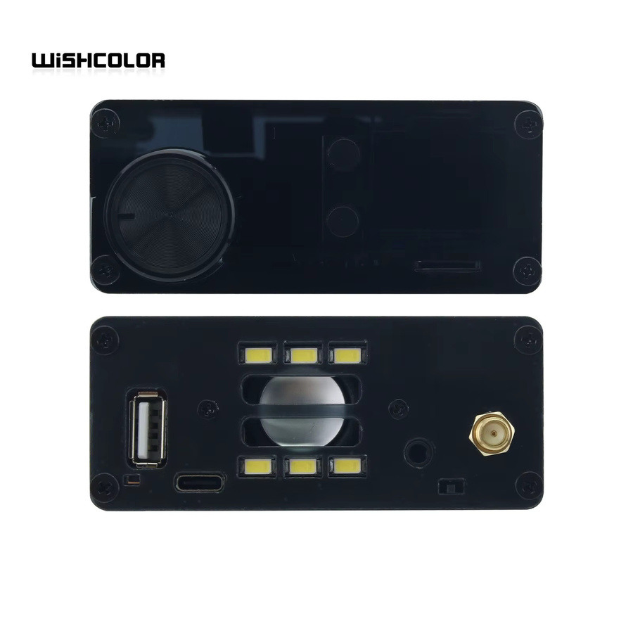 Wishcolor Aviation Vollbandempfänger K3 Black Metal Shell Wireless Digital Audio Terminal 150kHz-1300MHz - Bild 2