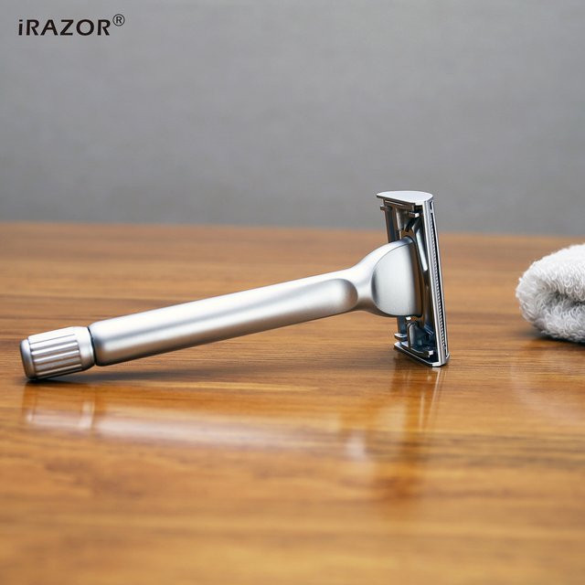iRAZOR Sicherheitsrasierer mit Schmetterlings-Design, Herren-Pflege-Set - Bild 1