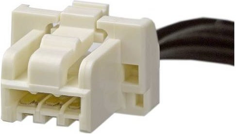 Molex 15135-0303 Bulk Stecker in Weiß und Beige - Bild 1