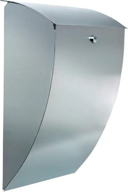 Burg Wächter Briefkasten Milano 3843 aus Edelstahl in Silber mit Schlüsselschloss - Bild 1