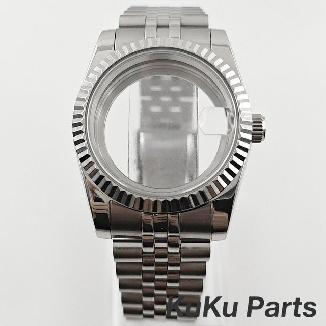 HUANXIAO Armbanduhr Edelstahl, Silber, 36mm/40mm - Bild 1