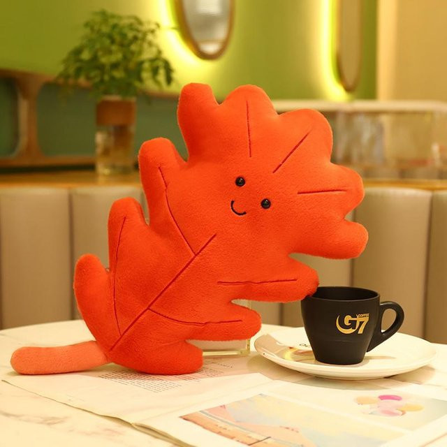 Yiran toy Kawaii Plüsch Blätter Kissen, Stofftiere, Bunt / Mehrfarbig - Bild 1