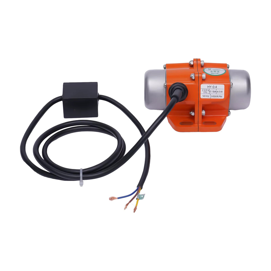 Bymaocar Asynchroner Vibrationsmotor 220V in Orange für Bau, Elektrik und mechanische Geräte - Bild 2