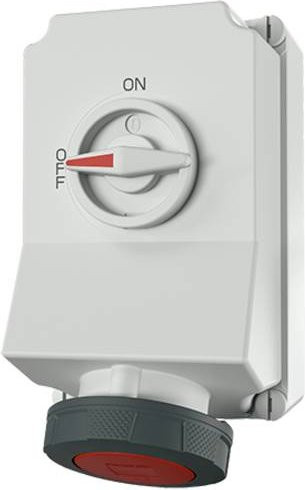 Mennekes X-CONTACT DUO CEE Wandsteckdose 63A 400V IP67 Weiß - Bild 1