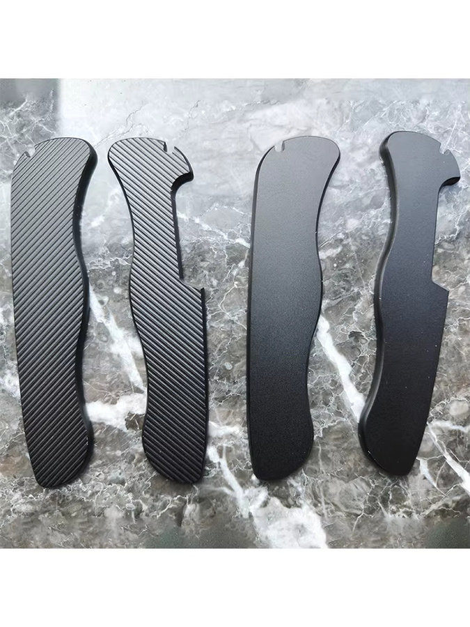 Victorinox Aluminium Messergriff mit Twill- und Flachmuster für das Swiss Army Rescue Tool Centurion 111 mm - Bild 3