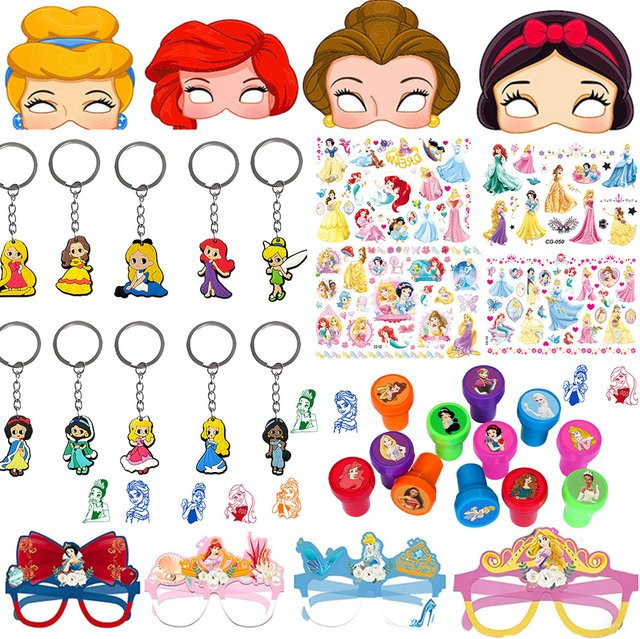Bandai Prinzessin Disney Schlüsselanhänger, Aufkleber, Stempel, Masken, Fotorequisiten - Bild 1