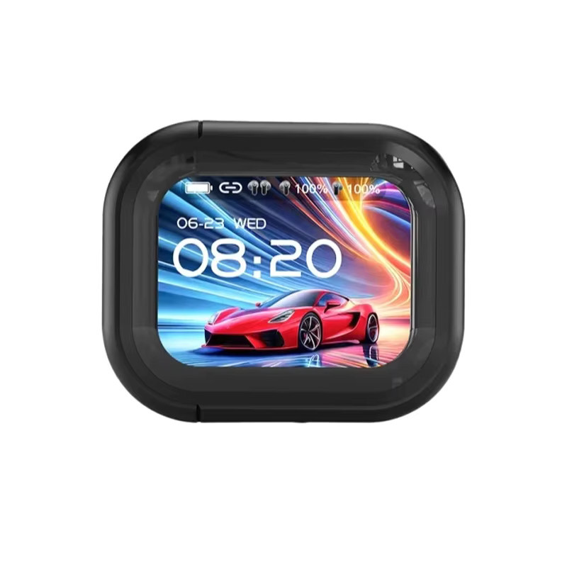 HTC NE20 True Wireless Bluetooth 6.0 Kopfhörer mit LCD-Display und HiFi Bass Sound in Schwarz oder Weiß - Bild 4
