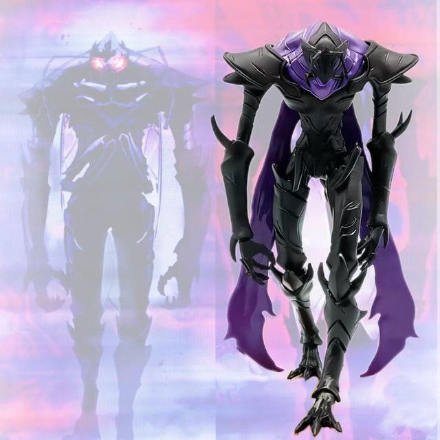 Bandai Solo Leveling Ant King Beru Figur in Schwarz und Lila - Bild 1