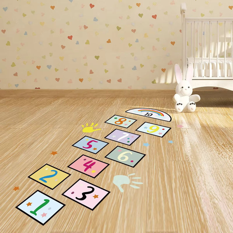 BRUP Cartoon Figur Bodenaufkleber für Kinderzimmer und Babyzimmer, mehrfarbig - Bild 2