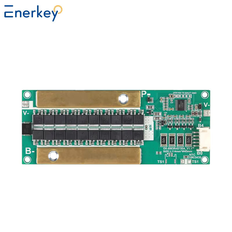 Enerkey BMS Batterieschutzplatine für Li-Ion, LiFePO4 und LTO Batterien, 150A, Farbe: Grün - Bild 2