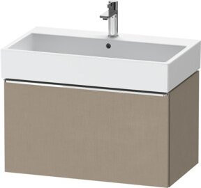 Duravit Waschtischunterschrank D-Neo, wandhängend, Farbe: Silber/Beige, B: 78,4 cm, T: 44,2 cm, H: 44,0 cm - Bild 1