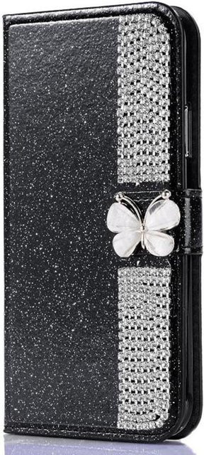Leder Portemonnaie Hülle für Samsung Galaxy S26 Ultra S25 FE S24 S23 S22 Plus und weitere Modelle in Schwarz - Bild 1