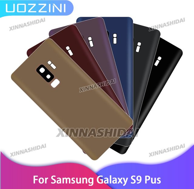 Samsung Galaxy S9 Plus Rückseite Gehäuse Ersatzteil Batterieabdeckung in Schwarz - Bild 1