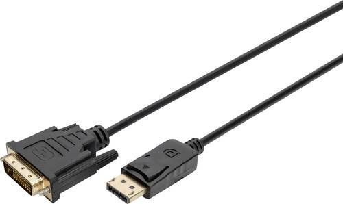 Digitus DisplayPort auf DVI-D Adapterkabel Schwarz, Länge: 2 m - Bild 1