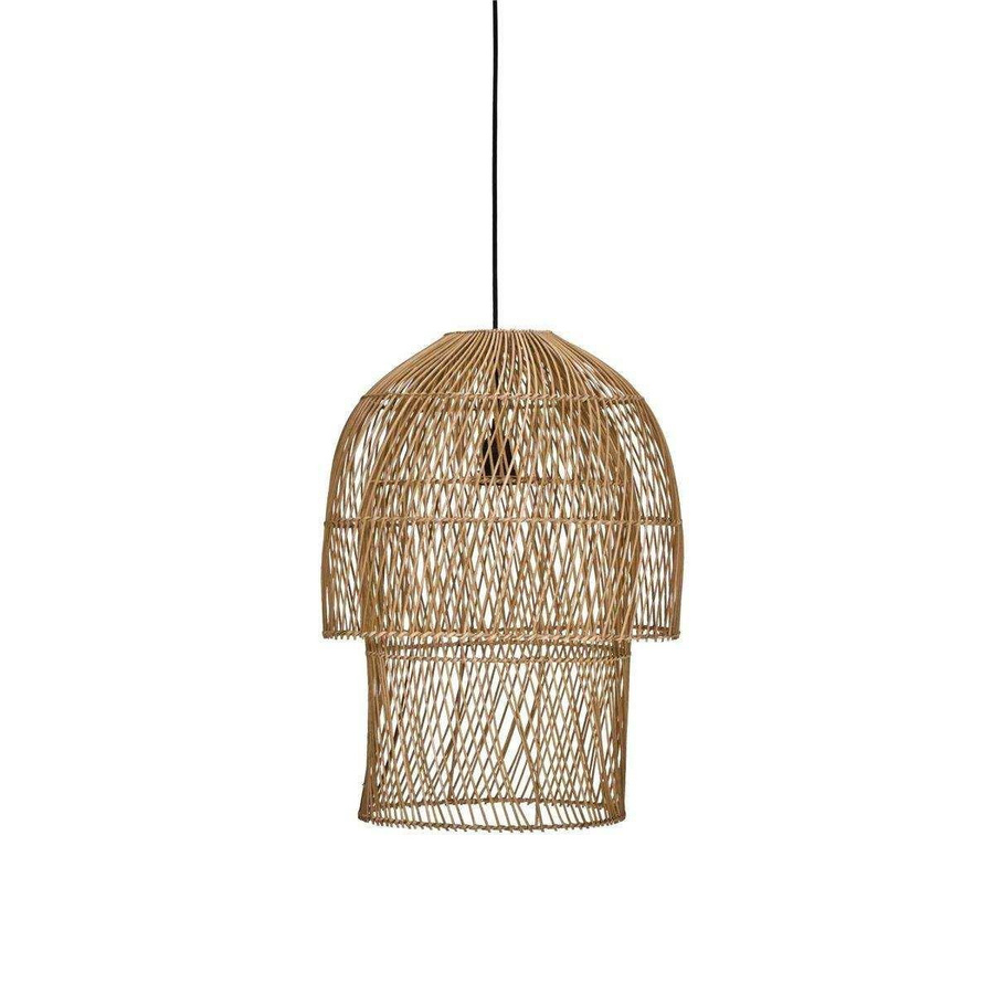 House Doctor Lampenschirm Getti aus Rattan in Natur/Braun, Durchmesser: 40 cm - Bild 1
