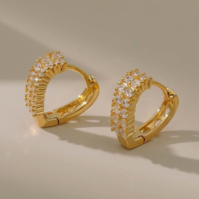 Erpels Ohrringe, Bunt, Zirkonia, Unisex - Bild 1