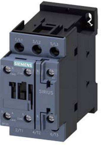 Siemens Schütz 3RT2027-1AL20 mit 3 Schließern, 690 V/AC, grau - Bild 1