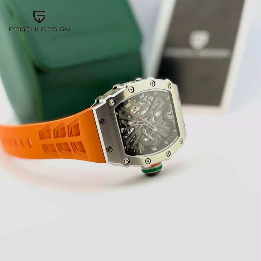 Pagani Design Armbanduhr, Quarz, Edelstahl, Saphirglas, 42 mm, Herren - Bild 3