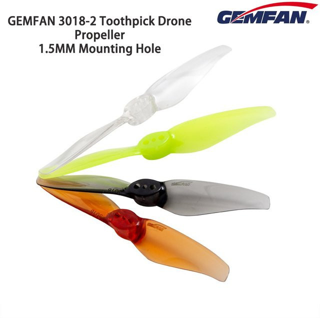 Gemfan Hurricane 3018 3 Zoll RC Propeller, 8-teiliges Set, transparent - Bild 1