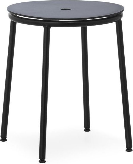 Normann Copenhagen Circa Hocker Schwarz Matt Skandinavisches Design - Bild 1