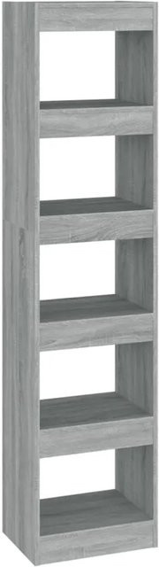 vidaXL Bücherregal und Raumteiler in Grau Sonoma, B/T/H: 40 x 30 x 166 cm - Bild 1