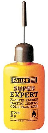 Faller SUPER-EXPERT Plastikkleber, transparent, 25 g - Bild 1