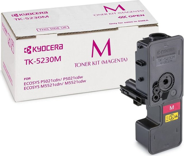 Kyocera Toner TK-5230M Magenta für ECOSYS M5521cdn, M5521cdw, P5021CDN und P5021cdw - Bild 1
