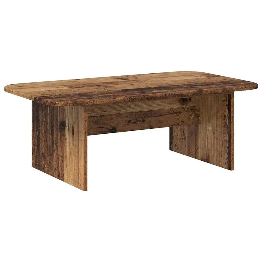 vidaXL Couchtisch aus Altholz in Braun, modern und rechteckig, B/T/H: 93 x 53 x 33 cm - Bild 2