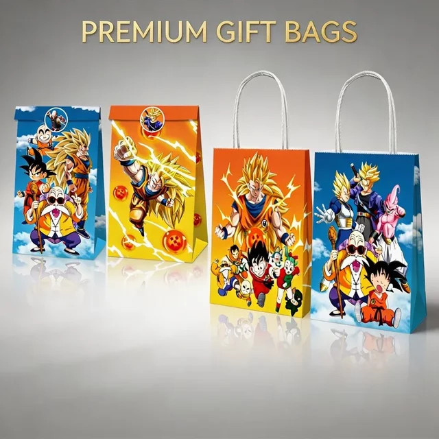 Bandai Dragon Ball Son Goku Geschenk-Süßigkeitentüten, Kraftpapier Handtaschen - Bild 1