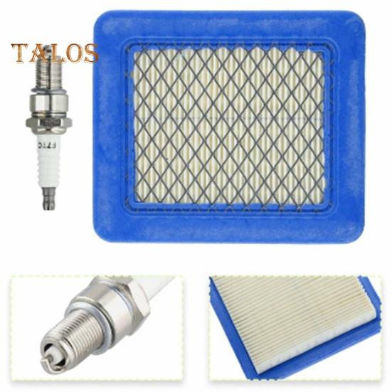 Luftfilter Set für Briggs & Stratton 491588 und Craftsman 3364 inklusive Zündkerzen von Talos home Garden - Bild 2