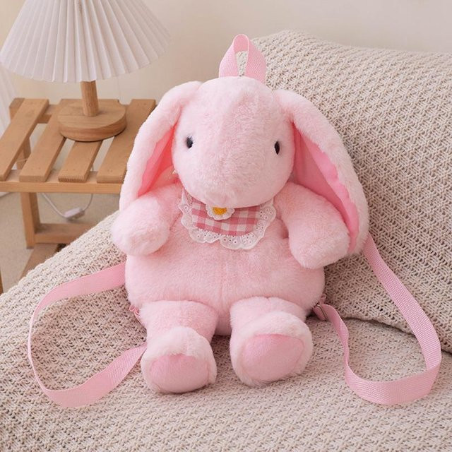 Kidsly Bib Rabbit Doll Plüsch Rucksack, Rosa, ab 14 Jahren - Bild 1