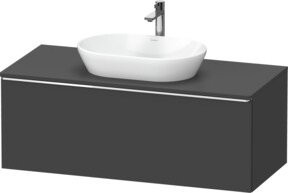 Duravit Waschtischunterschrank D-Neo grau matt wandhängend B: 120 cm, T: 55 cm - Bild 1