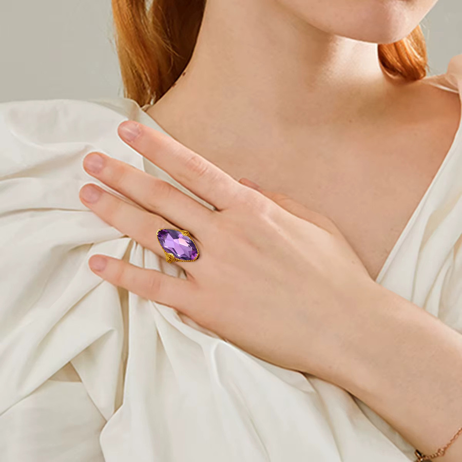kayleejackson Ring 925 Silber, Amethyst, Damen - Bild 3