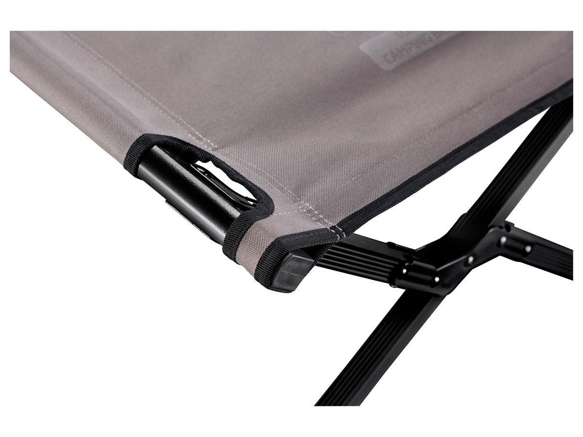 GRAND CANYON Topaz Camping Bed M Falcon Campingbett in Grau mit Aluminiumrahmen, Breite: 60 cm, Länge: 190 cm - Bild 2
