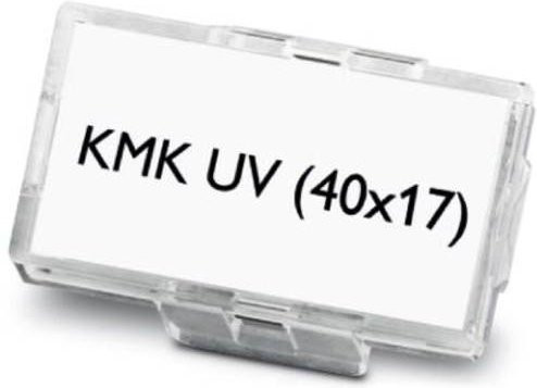 Phoenix Contact 1014109 KMK UV Kennzeichnungsträger Transparent 50 Stück zur Montage mit Kabelbindern - Bild 1