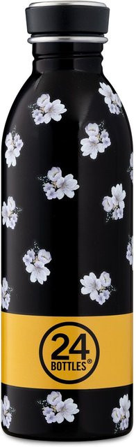 24Bottles Urban Bottle Bloom Box Schwarz 500ml - Bild 1