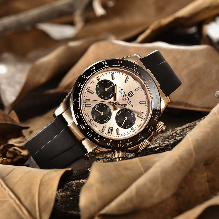 PAGANI DESIGN Chronograph, Quarz, Edelstahl, Bicolor, Herren - Bild 2