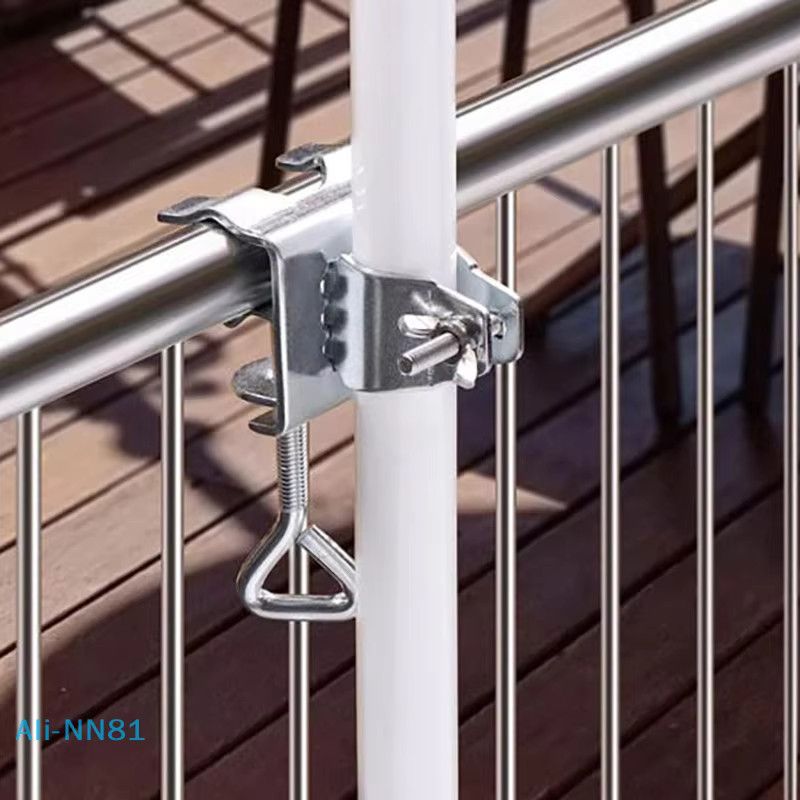 Robuster Schirmständer aus Metall für den Außenbereich, verstellbare Schirmständerklemme für den Innenhof und Montage, 1 Stück - Bild 2