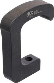 BGS Zughaken in Schwarz für Gleithämmer, schwere Ausführung, B/T/H: 17,0 x 14,0 x 3,0 cm - Bild 1